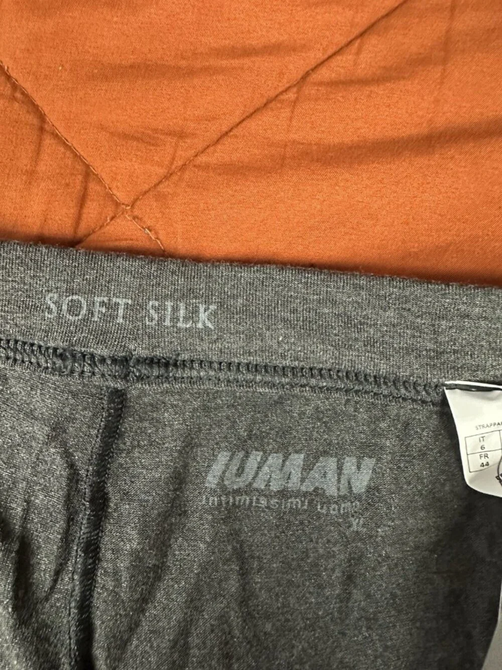 Intimissimi Uomo Soft Silk Boxer Iuman  Briefs XL Gray Modal Blend SBU23A NWT